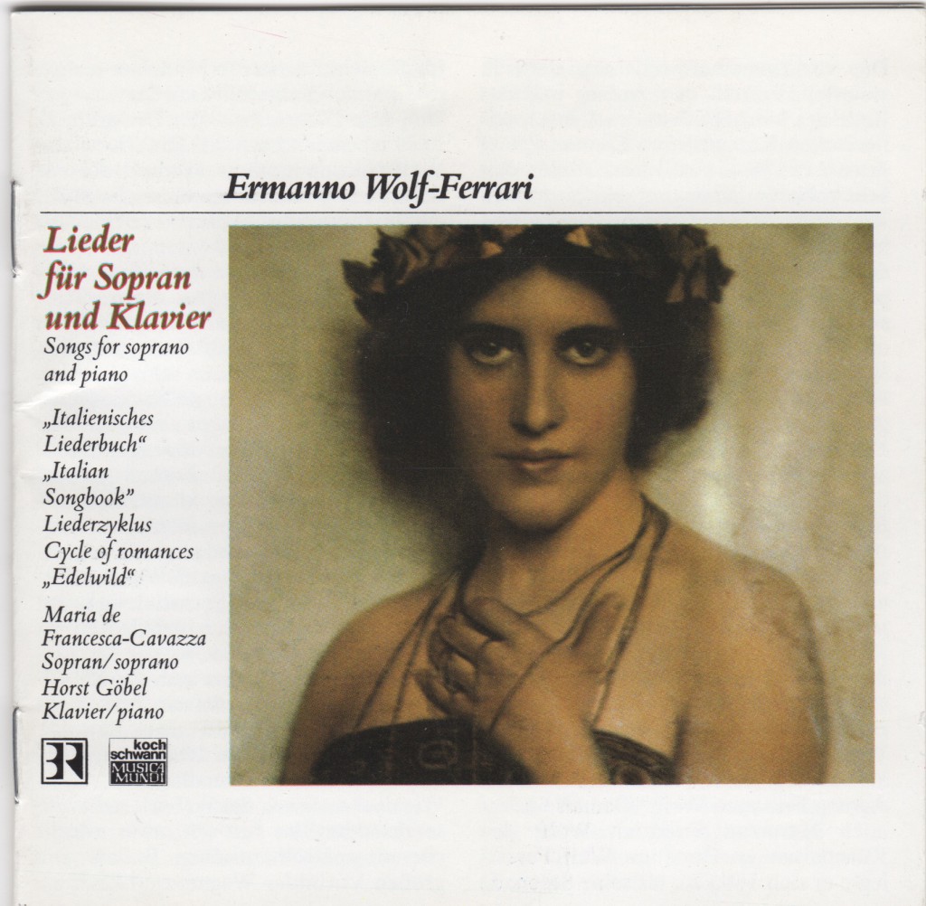 Lieder - Ermanno Wolf Ferrari - Ermanno Wolf Ferrari